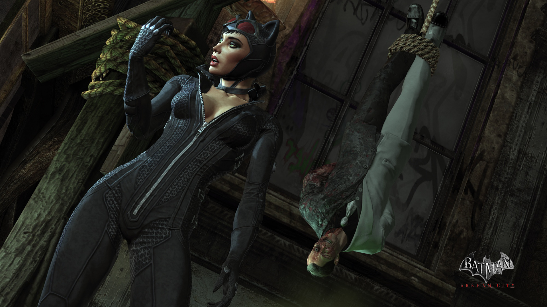 How to download batman arkham city catwoman  exposed pictures