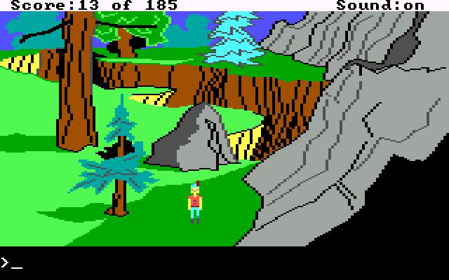 Le premier, original King's Quest en 1983. 